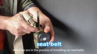 What should we do if I can't pull out the seat belt webbing